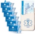 6-Pack Medical Alert Wallet Cards with Protective Tyvek Sleeves